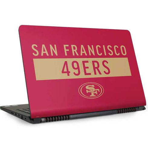 NFL San Francisco 49ers Red Performance Series Dell Inspiron Skin